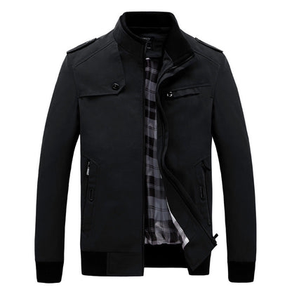 Herren Übergangsjacke Modern mit Taschen und Slim-Fit