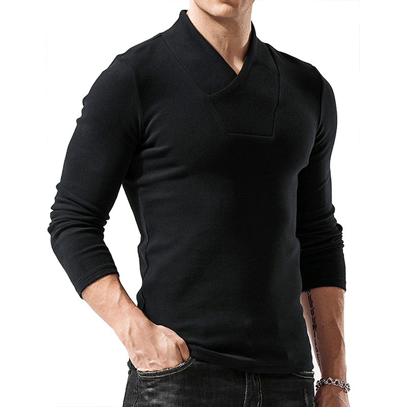 Herren Pullover Stehkragen Eleganter Style