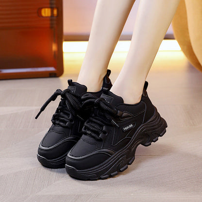 Damen Laufschuhe Sneaker atmungsaktiv dickes Profil