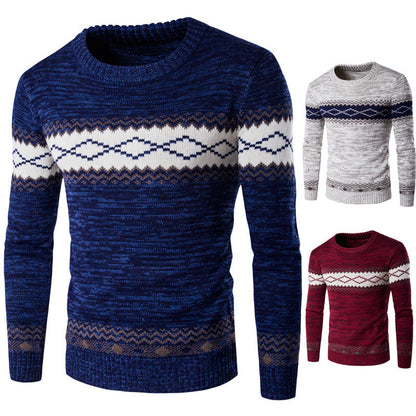 Herren Pullover Modern mit Grafik Muster - BerlinGlamour