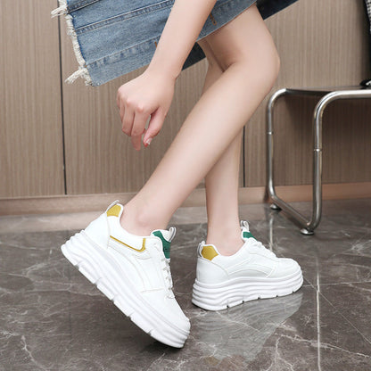Damen Sneaker Hoch Sohle Atmungsaktiv Sportlich