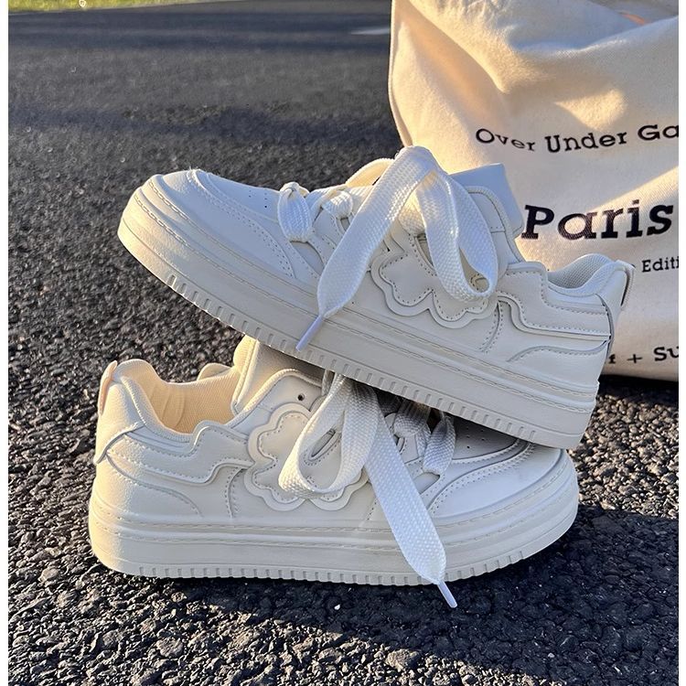 Damen Sneaker Bequem Blüten Design Trendy