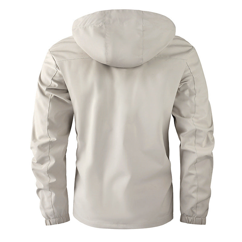 Herren Winterjacke Isoliert mit Kunstfellkragen Warm