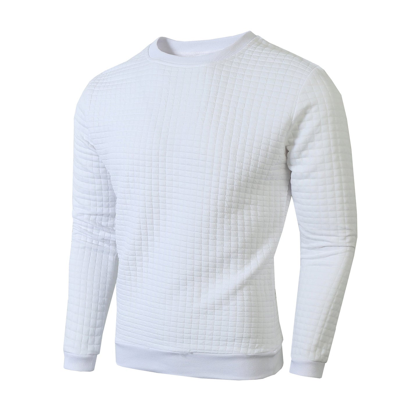 Herren Sweater Strukturiert Rundhals Modern Design