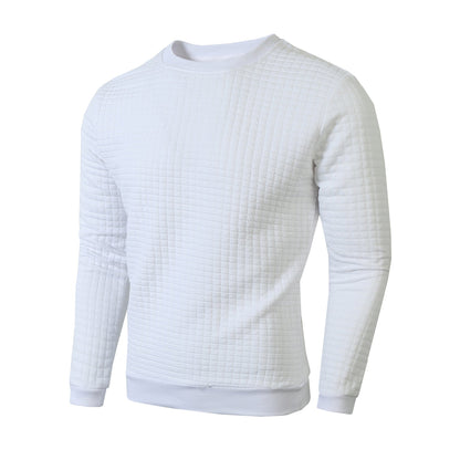 Herren Sweater Strukturiert Rundhals Modern Design