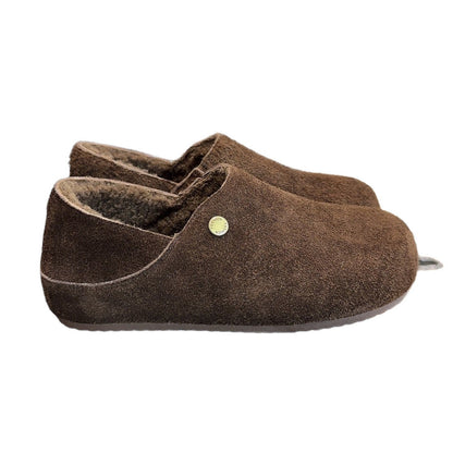 Damen Hausschuhe Veloursleder Weich Warm Bequem
