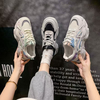 Damen Sneaker Sportlich Atmungsaktiv mit Rutschfester Sohle