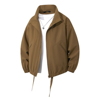 Herren Freizeitjacke Leicht Elastisch Mit Taschen