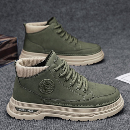 Damen Sneaker Hoch Frauen Sneaker Mit gepolsterter Knöchelpartie