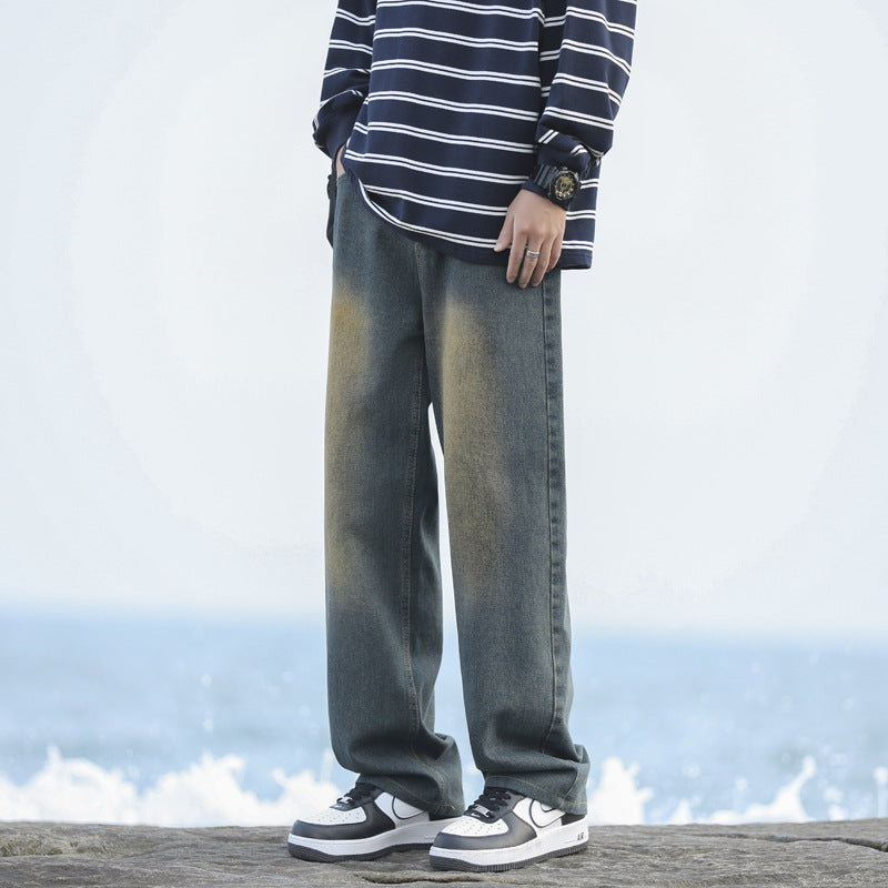 Herren Jeans Bequem Baggy Style Modern