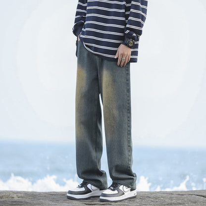 Herren Jeans Bequem Baggy Style Modern