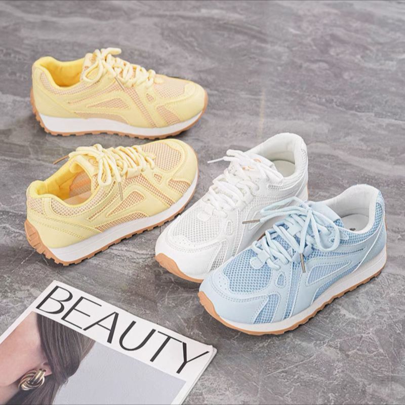 Damen Laufschuhe Sportlich Mesh Atmungsaktiv mit Rutschfester Sohle