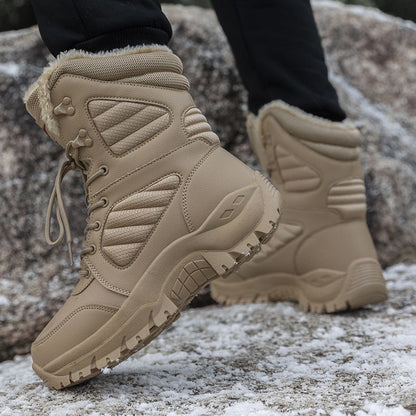 Herren Winterstiefel Warm Isolierend Rutschfest