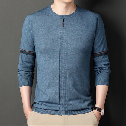 Herren Pullover Strukturiert Hochwertig Rundhals Berlin Style