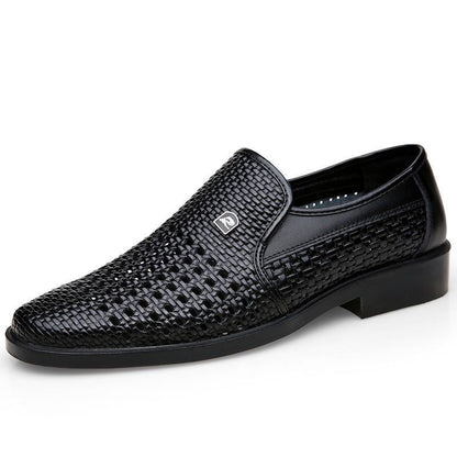 Herren Slipper Atmungsaktiv Handgewebt Bequem