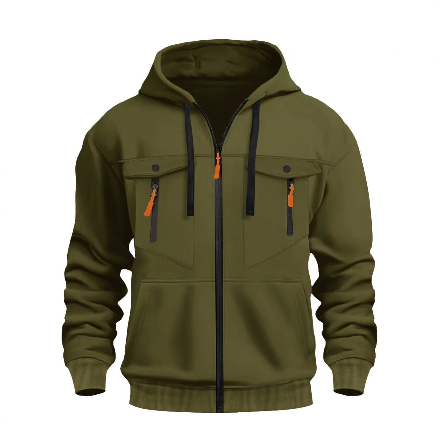 Herren Kapuzenjacke Functional mit vielen Taschen Modern