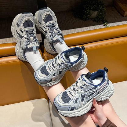 Damen Sneaker Atmungsaktiv Komfort Mesh Schuhe Sportlich