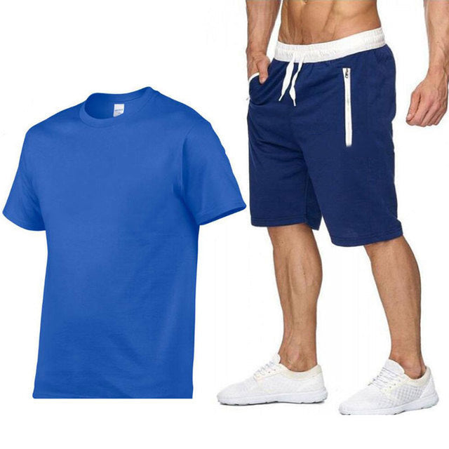 Herren Sportbekleidung Set: T-Shirt und Shorts Casual Style