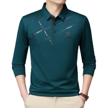 Herren Poloshirt Modern Grafikdruck Funktionstuch