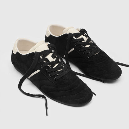 Damen Sneaker Veloursleder Bequem Komfortschuhe Heidi Style - BerlinGlamour
