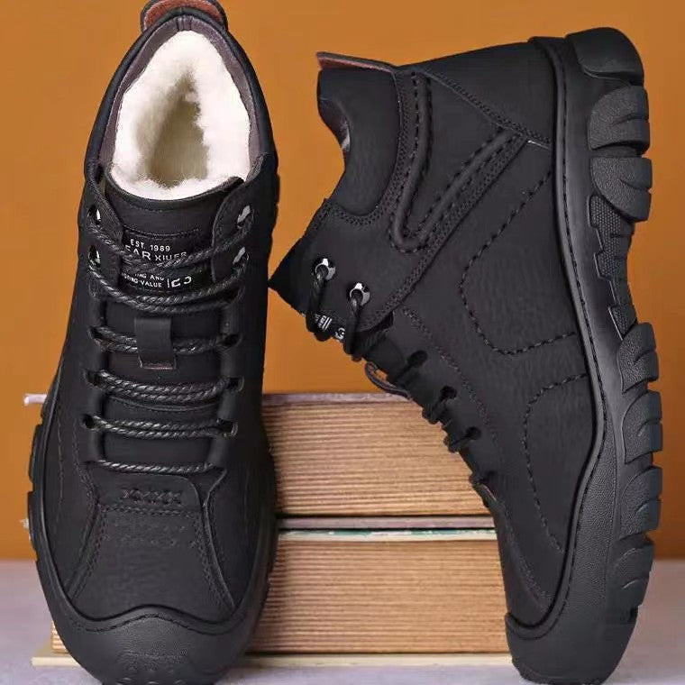 Wanderschuhe Damen Outdoor Stiefelette Warm Rutschfest - BerlinGlamour