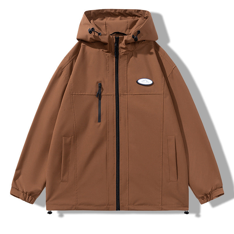 Herren Outdoor Jacke Wetterfest Verstellbare Kapuze - BerlinGlamour
