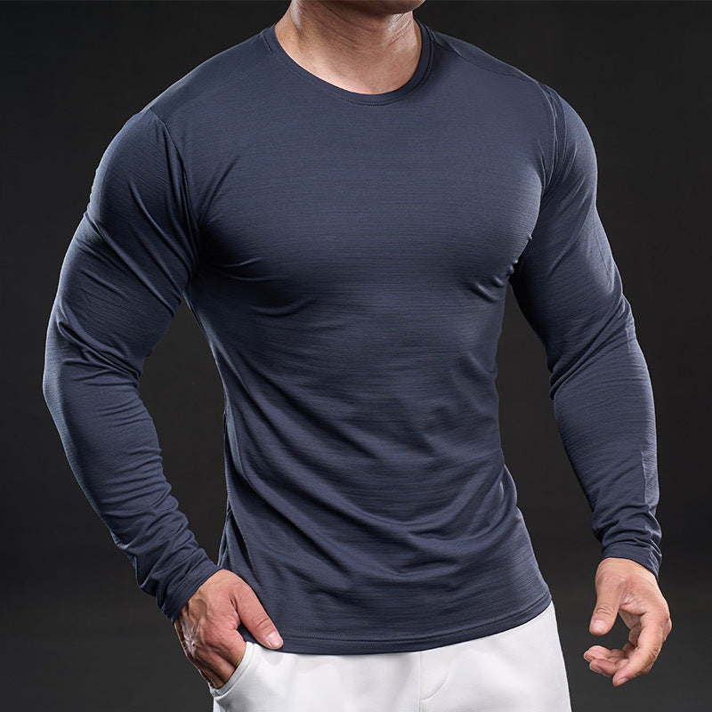 Funktionsshirt Herren Langarm Sportlich atmungsaktiv
