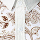 Herren Langarmhemd Paisley Muster Modern Stylish