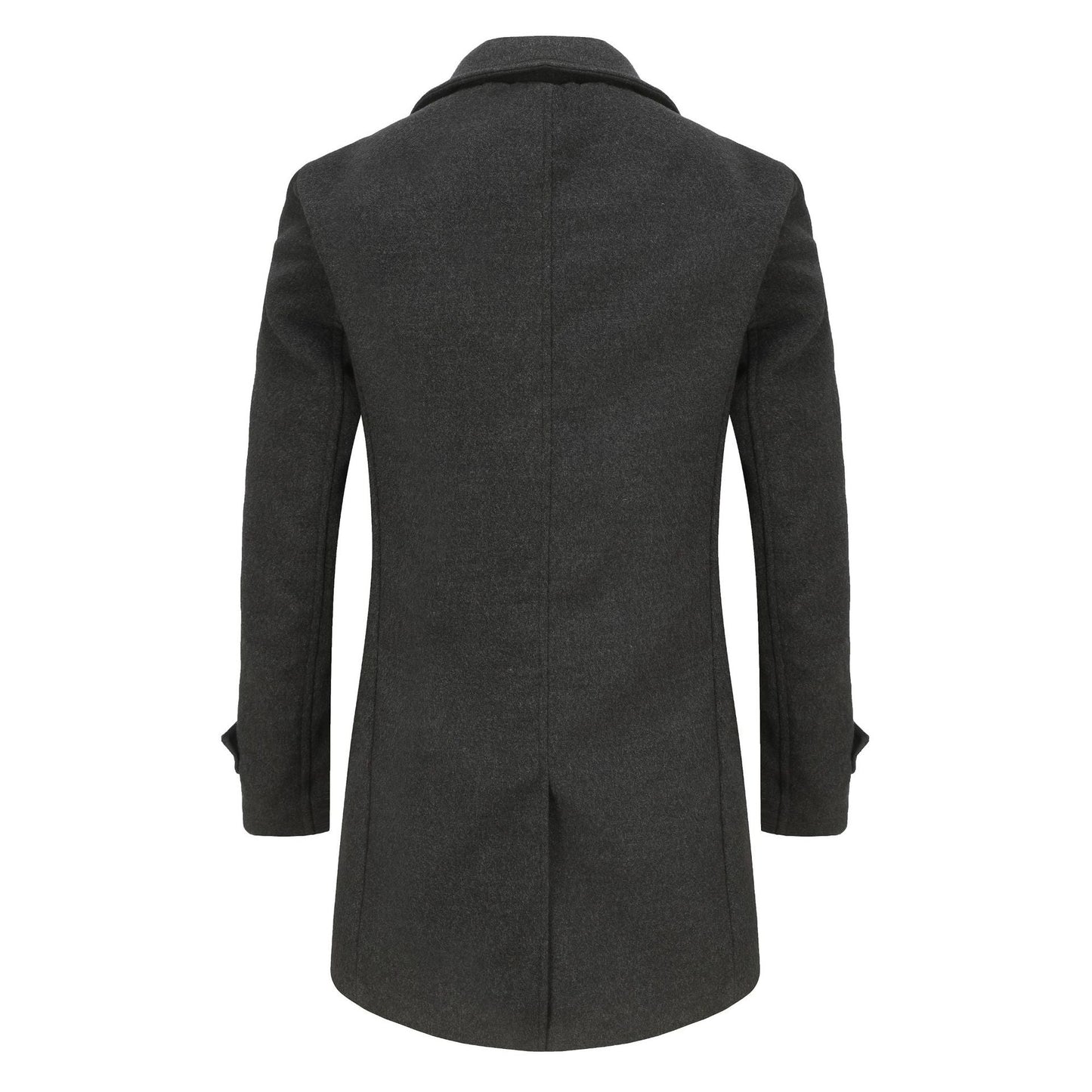 Herren Übercoat Eleganter Doppelreihenmantel Lang Berlin