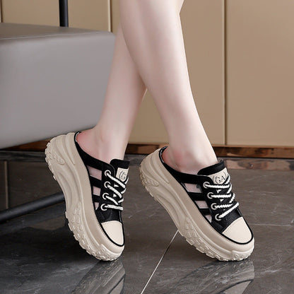 Damen Sneaker Bequem Mesh Atmungsaktiv Rutschfest