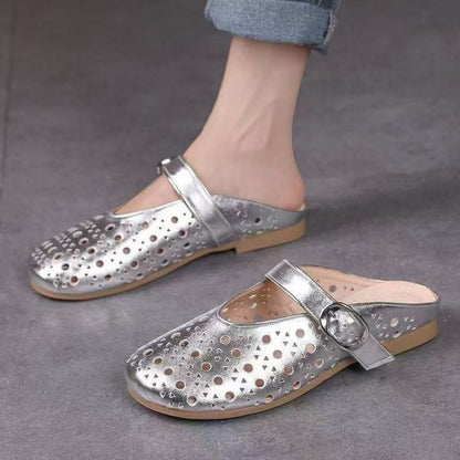 Damen Clogs Luftdurchlässig Verstellbar Modern