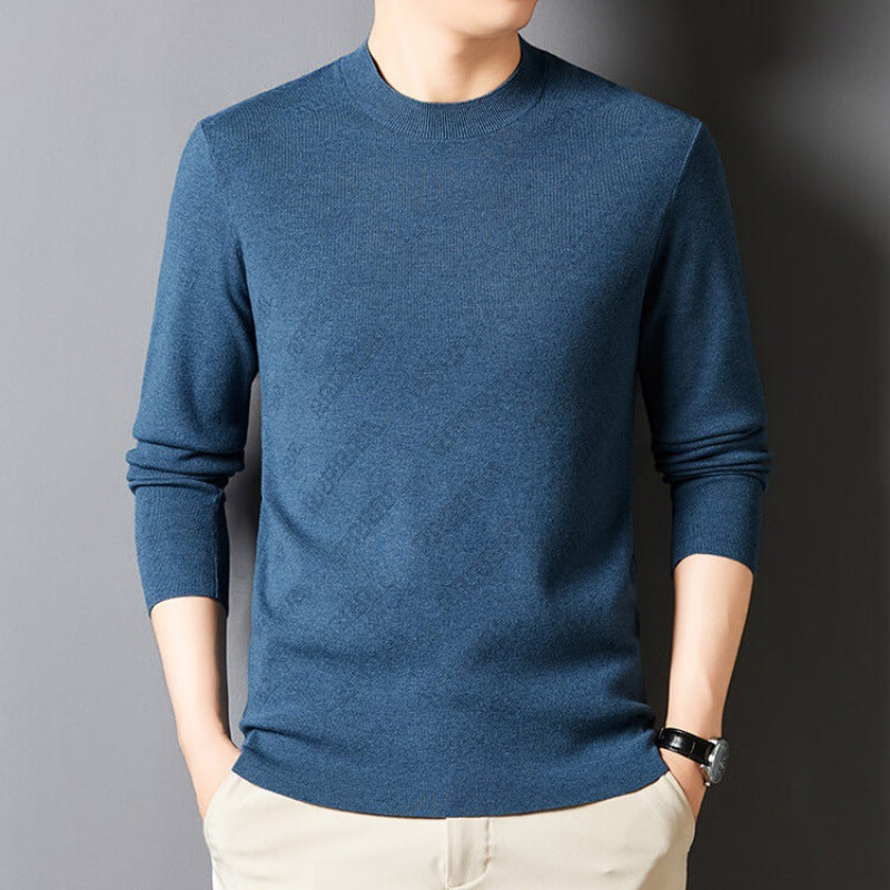 Herren Pullover Rundhals Eleganter Baumwolle Qualität