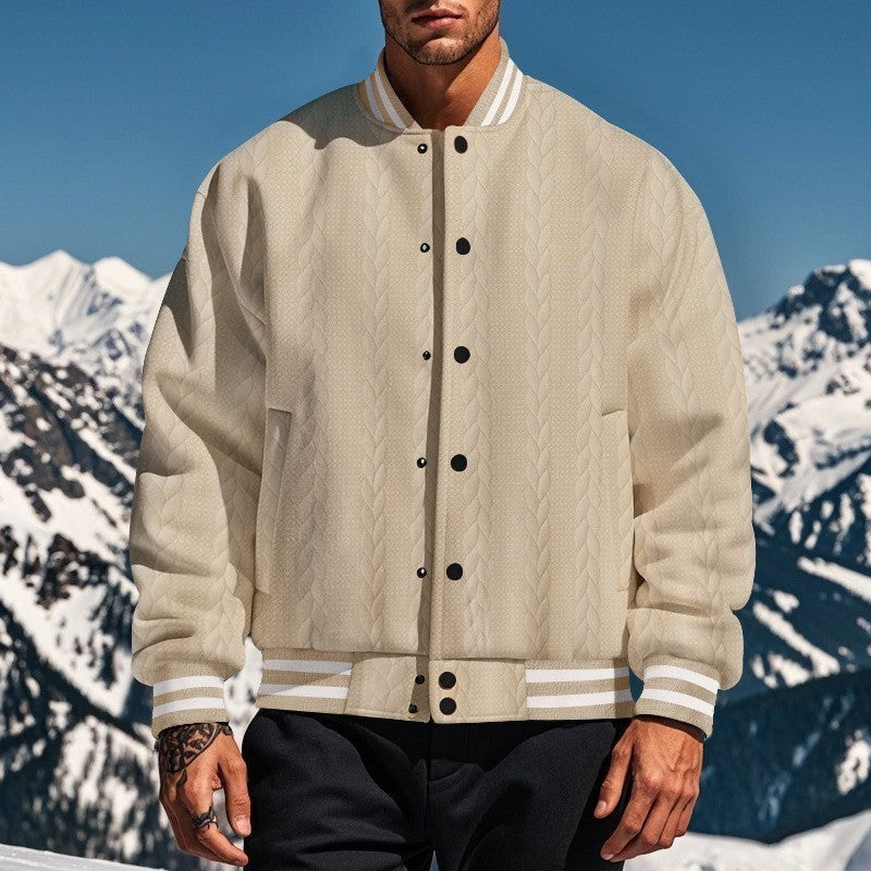Herren Strickjacke Sportlich Moderne Style