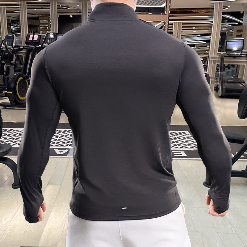 Herren Fitness-Oberteil Atmungsaktiv Kurzarm