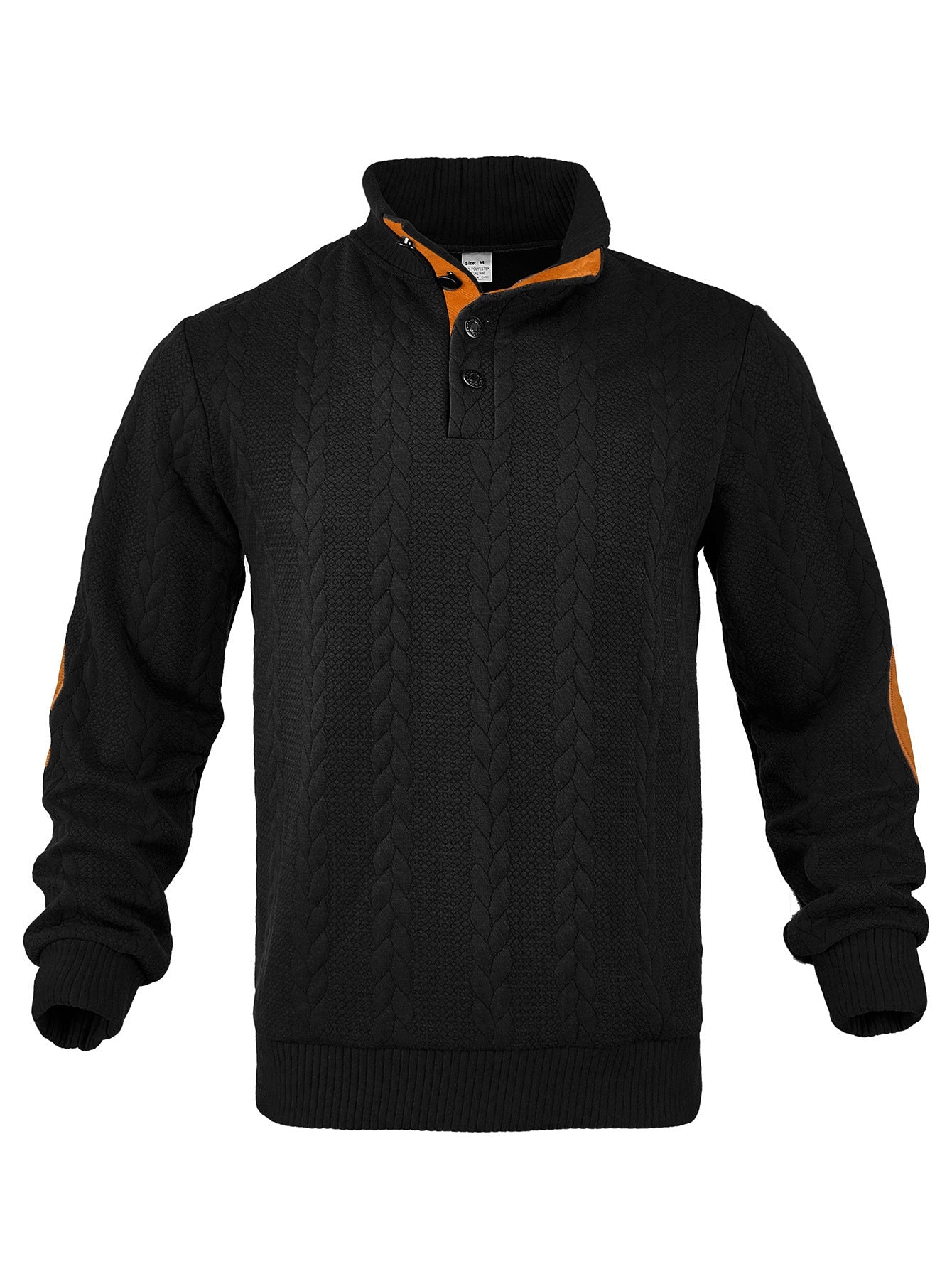 Herren Strickpullover Stehkragen Strukturieren Modern