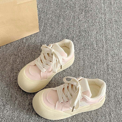 Damen Sneaker Sportlich atmungsaktiv mit hohem Profil
