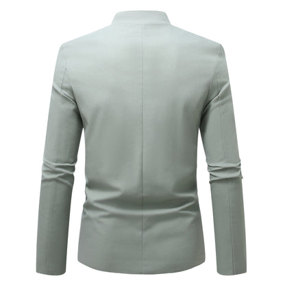 Herren Designerjacke Elegant Leder Modern
