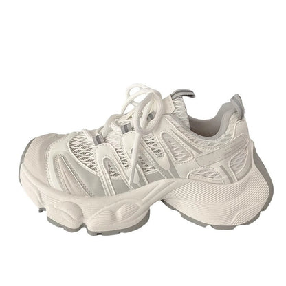Damen Sneaker Atmungsaktiv Netzstruktur Stabil