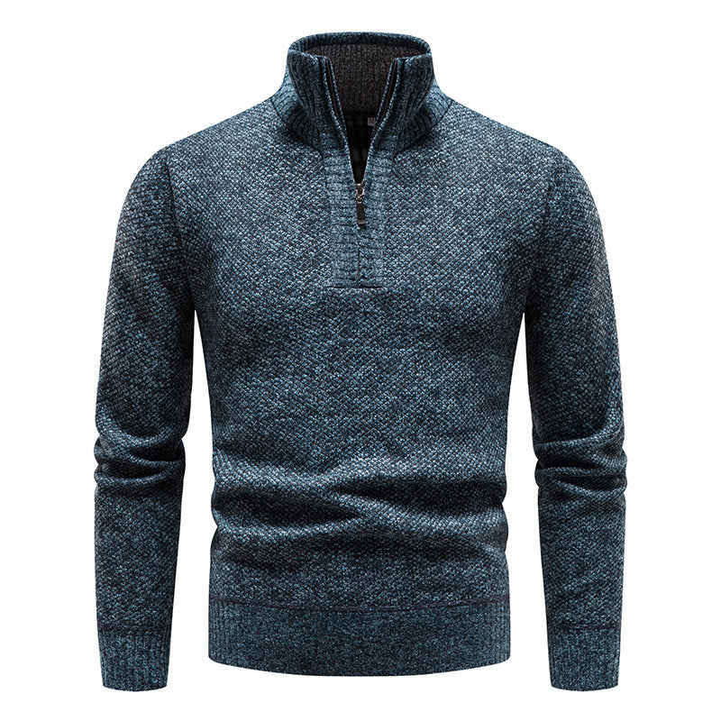 Herren Strickpullover Komfortabel Halbzipp Modisch