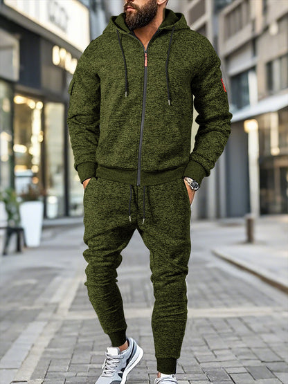Herren Sportanzug Kapuzenjacke Jogginghose Bequem Sportlich