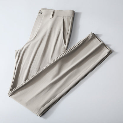 Herren Anzughose Slim Fit Bequem Elegant