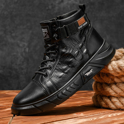 Herren Winterstiefel Sportlich Wärme Isolierend Rutschfest