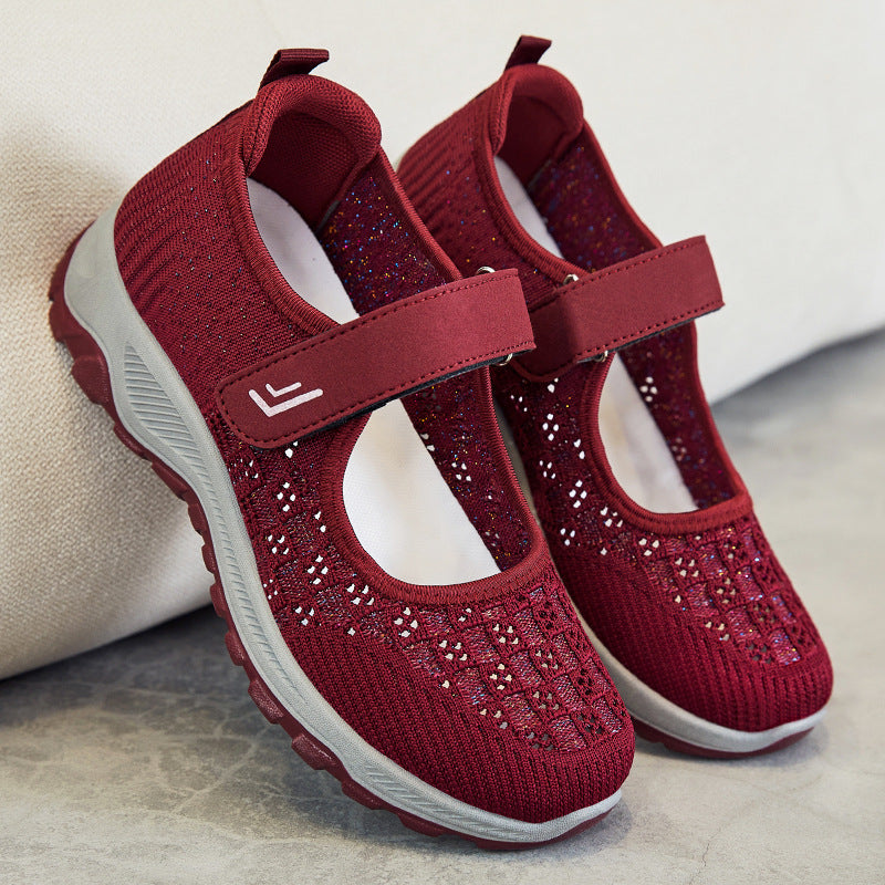 Damen Sportschuhe Komfort Weite Passform Atmungsaktiv - BerlinGlamour
