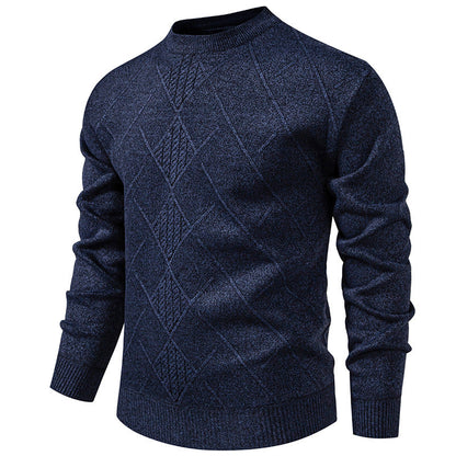 Herren Pullover Modern Rautenmuster Strick