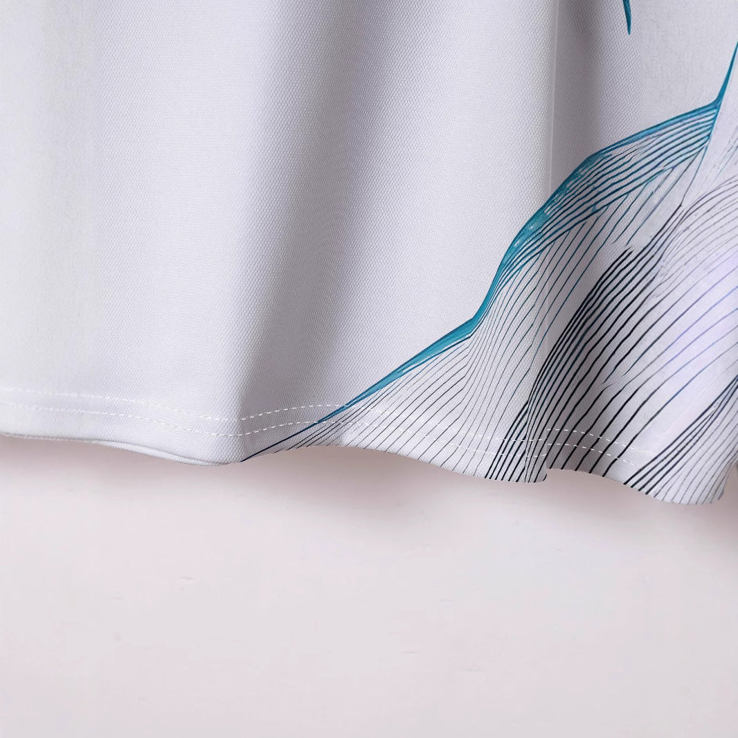 Herren Poloshirt Grafikdesign Atmungsaktiv Modern