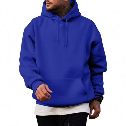 Herren Hoodie Kapuzenpullover mit Kängurutasche Groß
