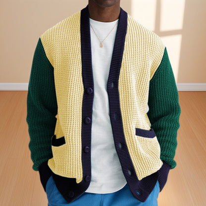 der neue Titel: Taschen BerlinGlamour wird zu Moderne Strickjacke mit Kontrastfarben