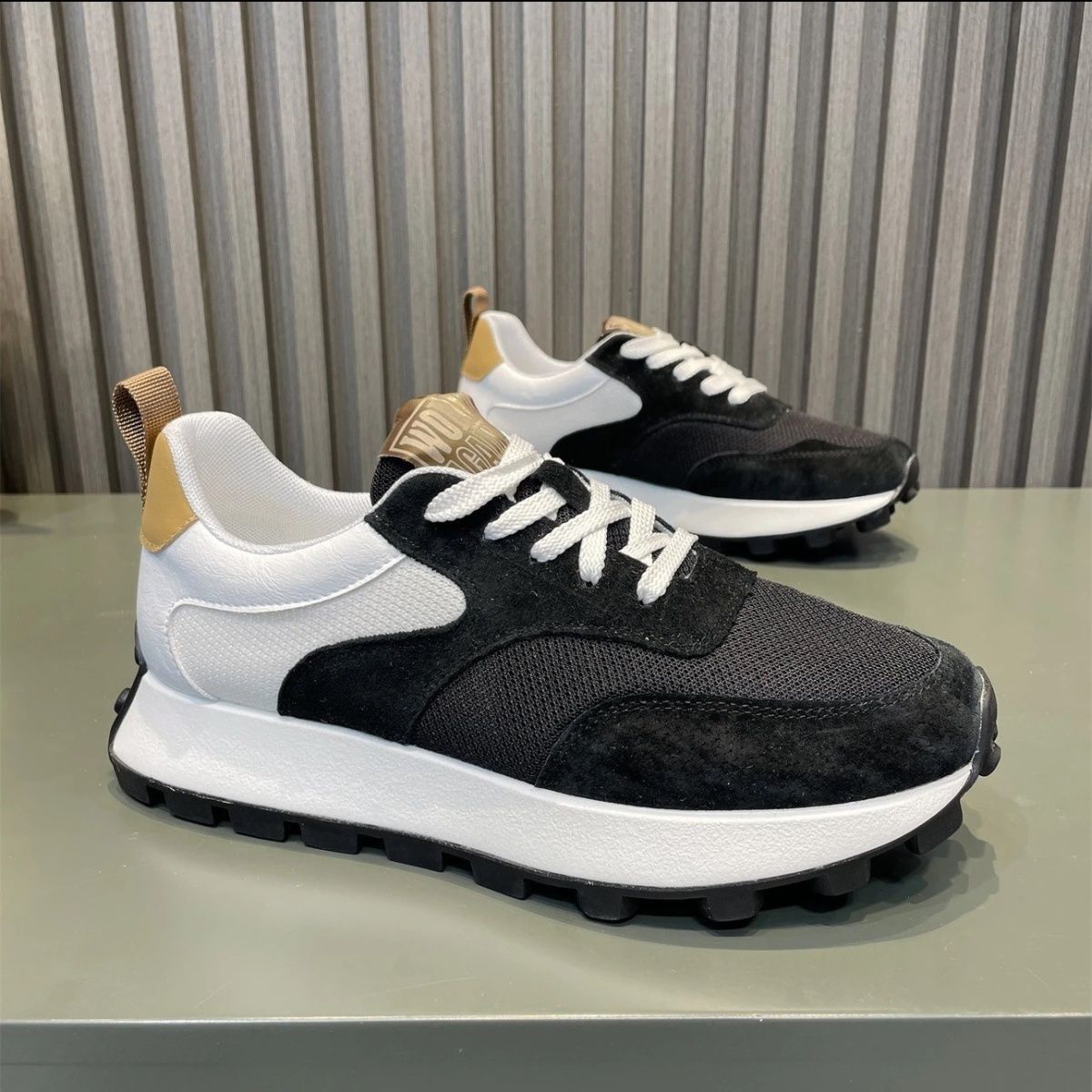 Damen Sneaker Sportlich Leicht Bequem Laufsohle