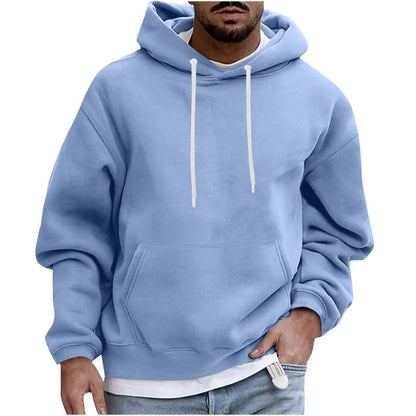 Herren Kapuzenpullover Oversized mit Kängurutasche