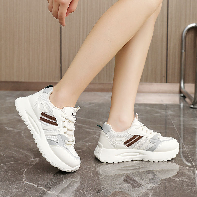 Damen Sneaker Bequem Lifestyle Schuhe mit Dämpfung